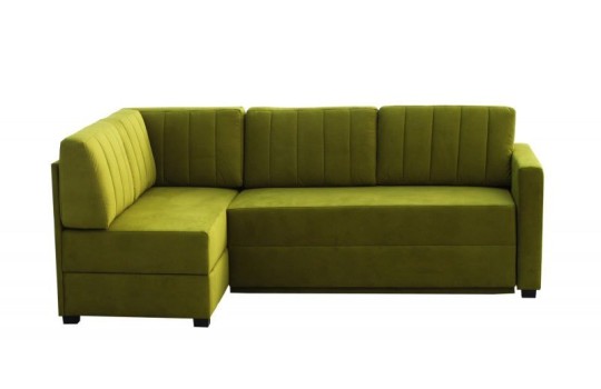 Zielony narożnik z funkcją spania Grafen 130 x 200 cm