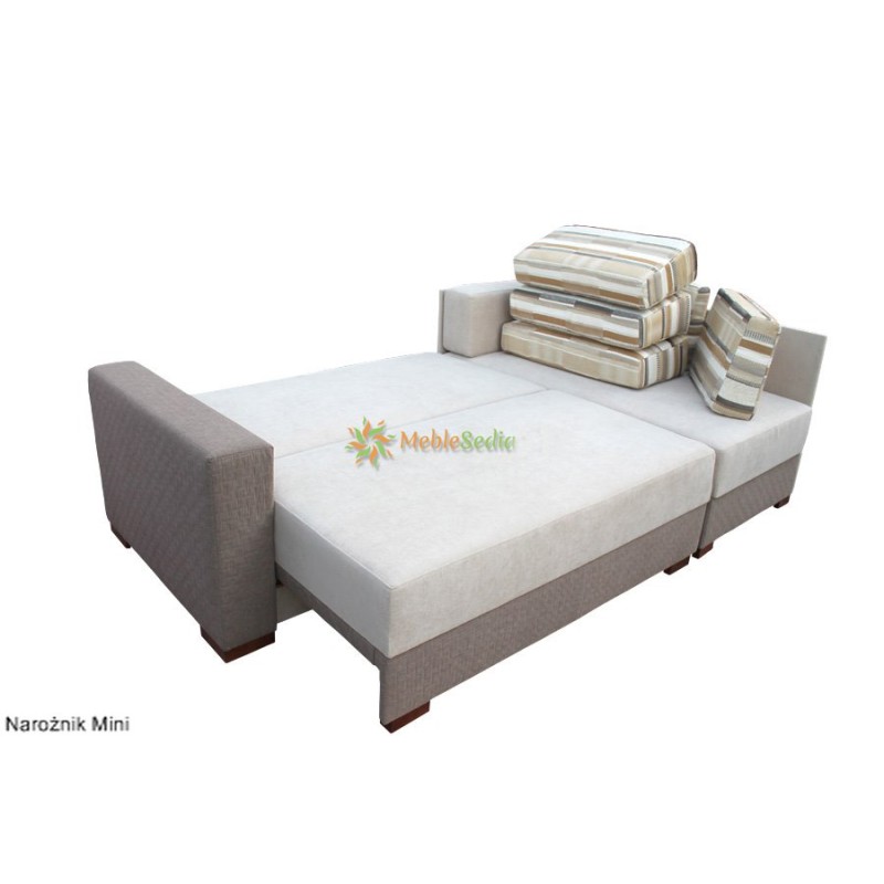 Kanapa narożna z pojemnikiem - Mini