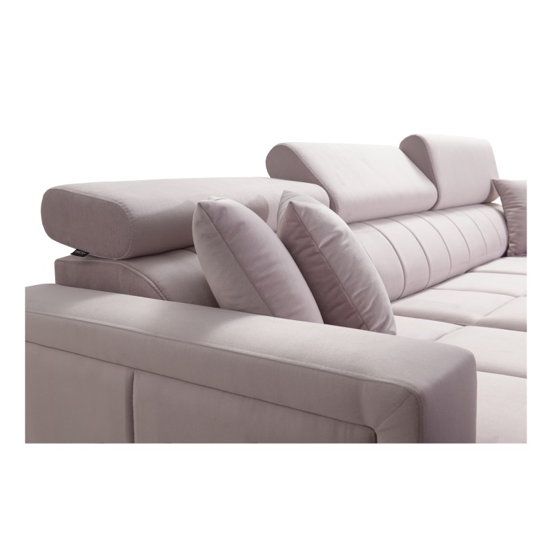 sofa z regulowanym oparciem 
