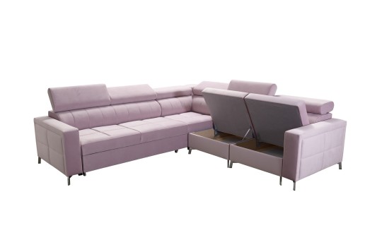 duży narożnik z pojemnikiem 