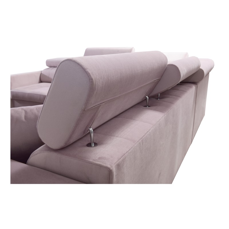 sofa z regulowanym oparciem 