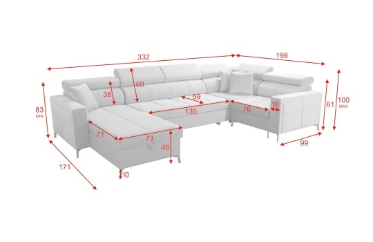 duży narożnik do salonu inglot 