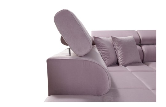 narożnik z regulowanymi zagłówkami 