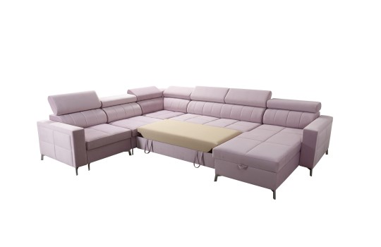 sofa z wygodną powierzchnią do spania 