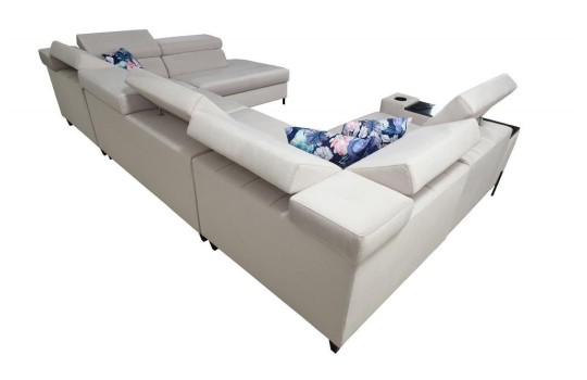 sofa narożna z regulowanymi oparciami Demeter