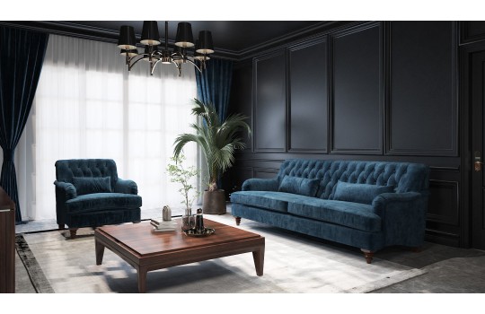 zestaw sofa Luxor 3 i fotel 