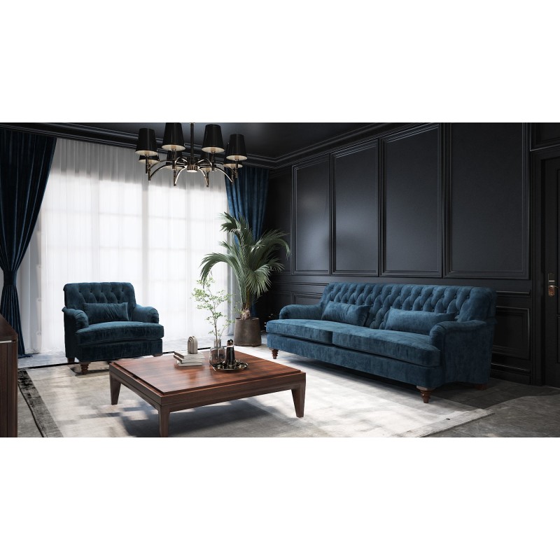 zestaw sofa Luxor 3 i fotel 