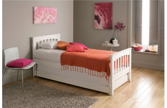 Łóżko podwójne z wysuwaną szufladą Alpina