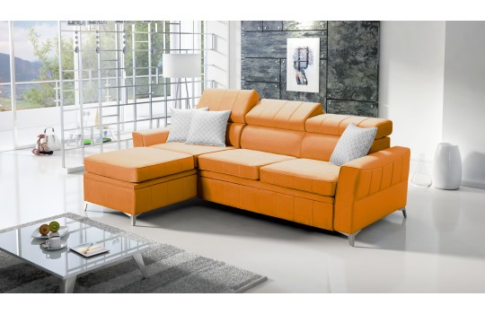 żółty narożnik do salonu Tuluza 