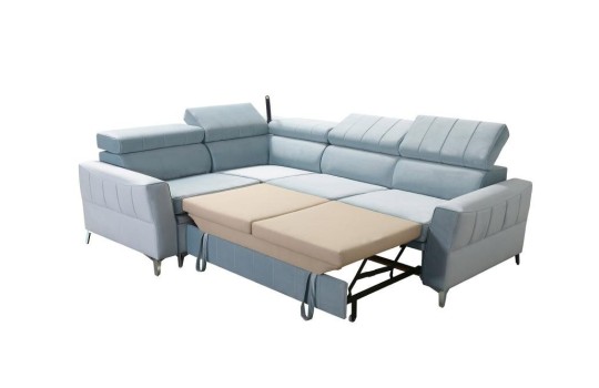 błękitna kanapa rozkładana Tuluza 