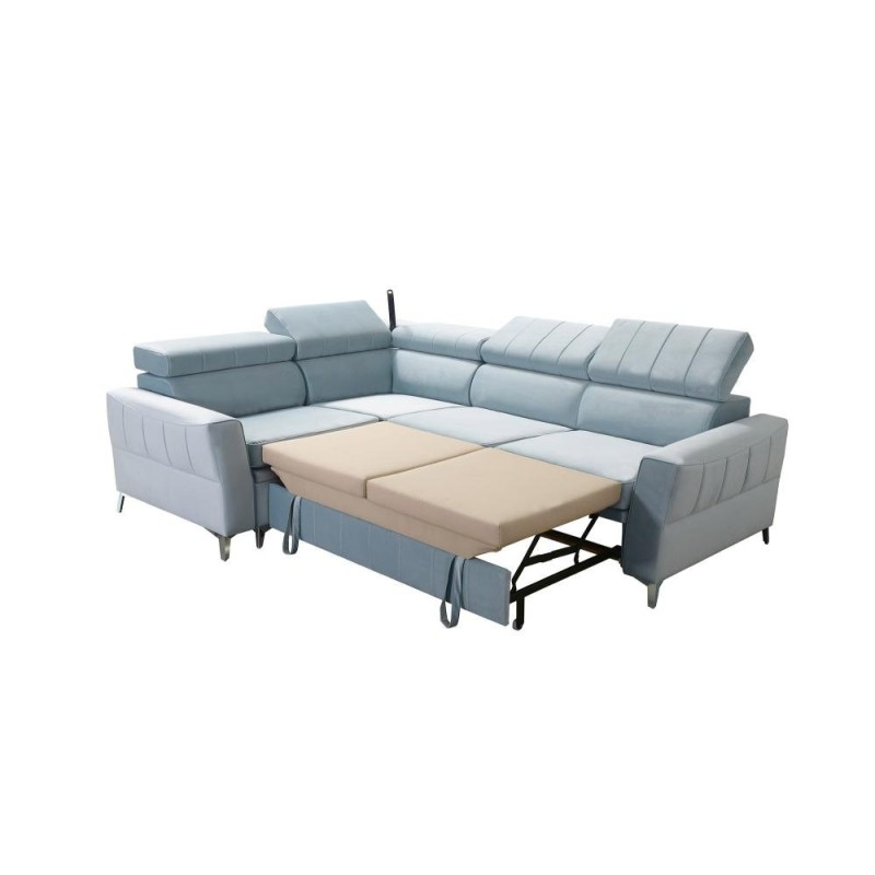 błękitna kanapa rozkładana Tuluza 