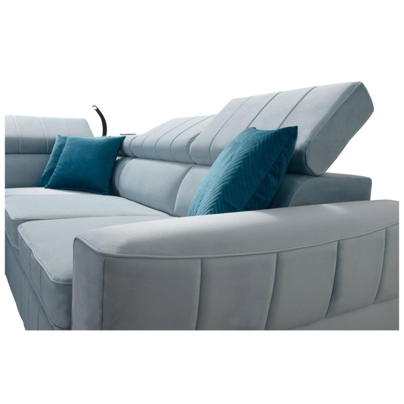 sofa z regulowanymi zagłówkami 