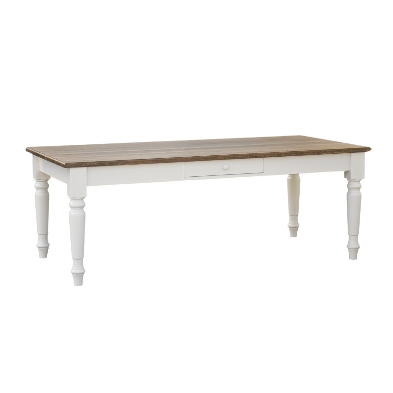 Stół z dębowym blatem Fargo