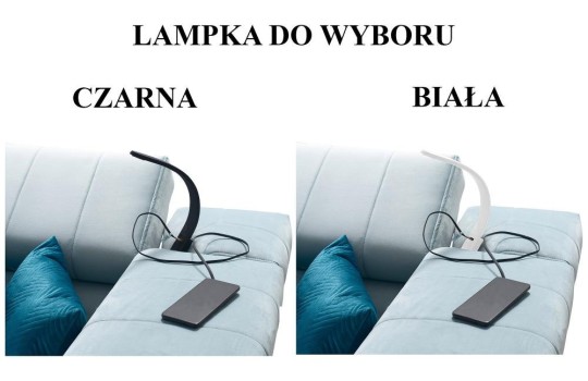 kanapa z lampką nocną 