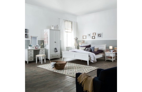 Skandynawskie łóżko 