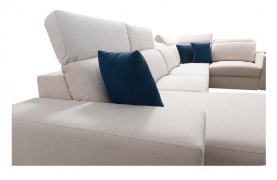 narożnik w hydrofobowej tkaninie Niobe 