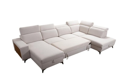 narożnik z dużą powierzchnią spania 