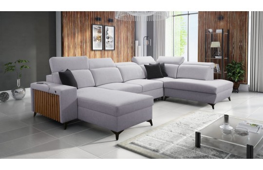 szary narożnik Niobe 