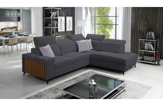 ciemnoszary narożnik Niobe 