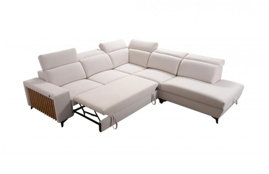 narożnik z wysuwaną szufladą do spania 