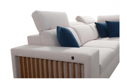 narożnik z wysokim zagłówkiem Niobe 