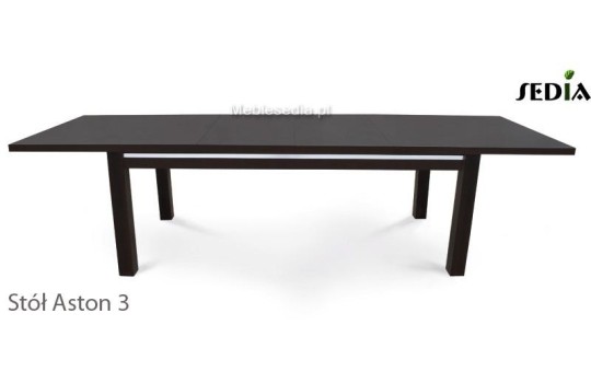 Stół prostokątny Aston - po rozłożeniu