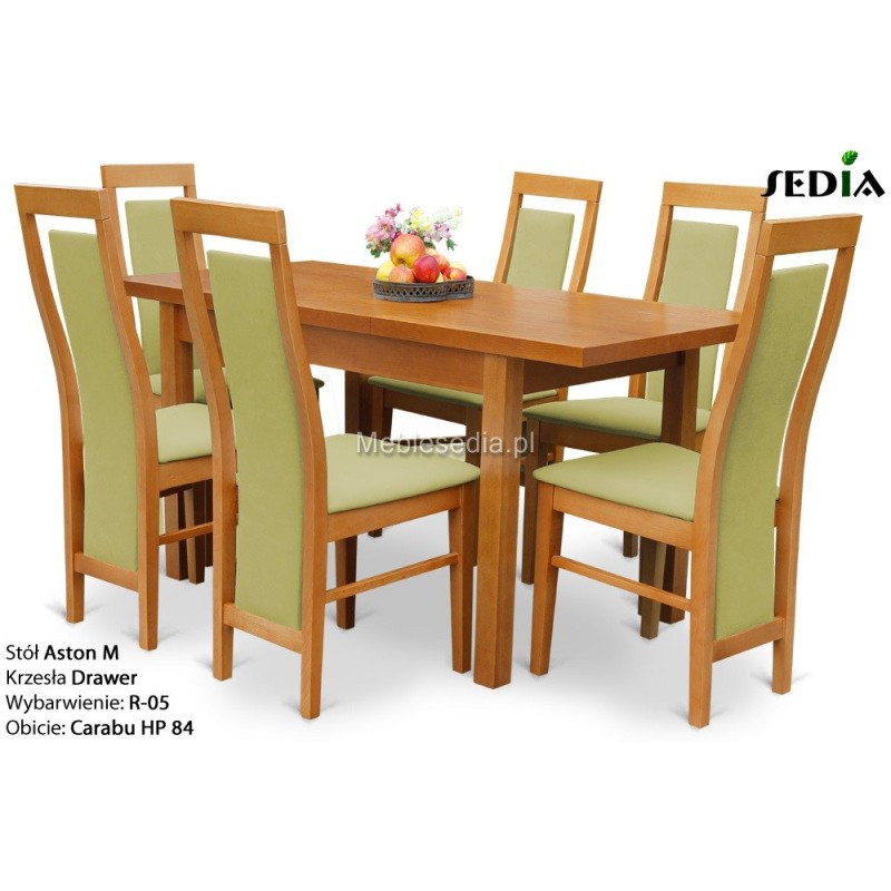 Stół i 6 krzeseł do jadalni