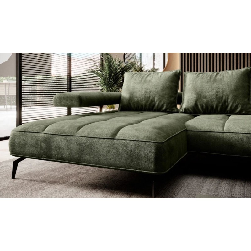 zielona kanapa do salonu