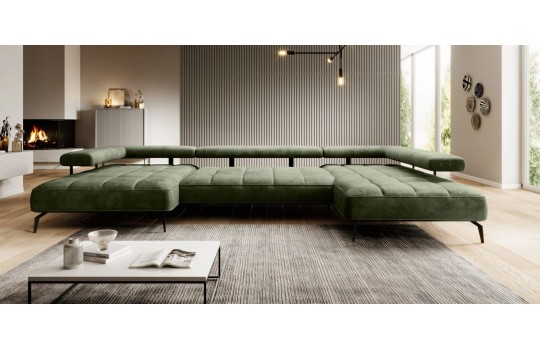 przestronny narożnik do salonu Gwinea 