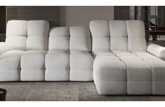 sofa z regulowanym siedziskiem 