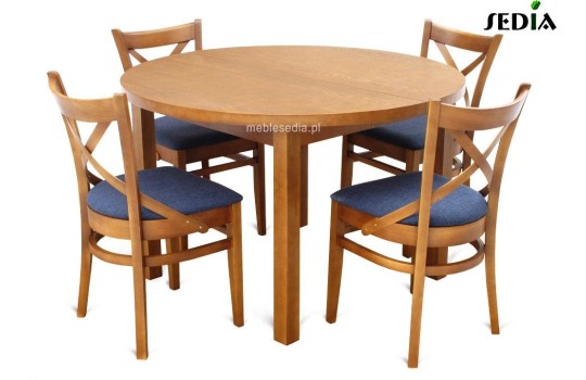 Okrągły stół drewniany Solano