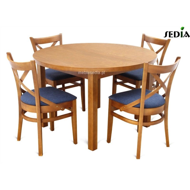 Okrągły stół drewniany Solano