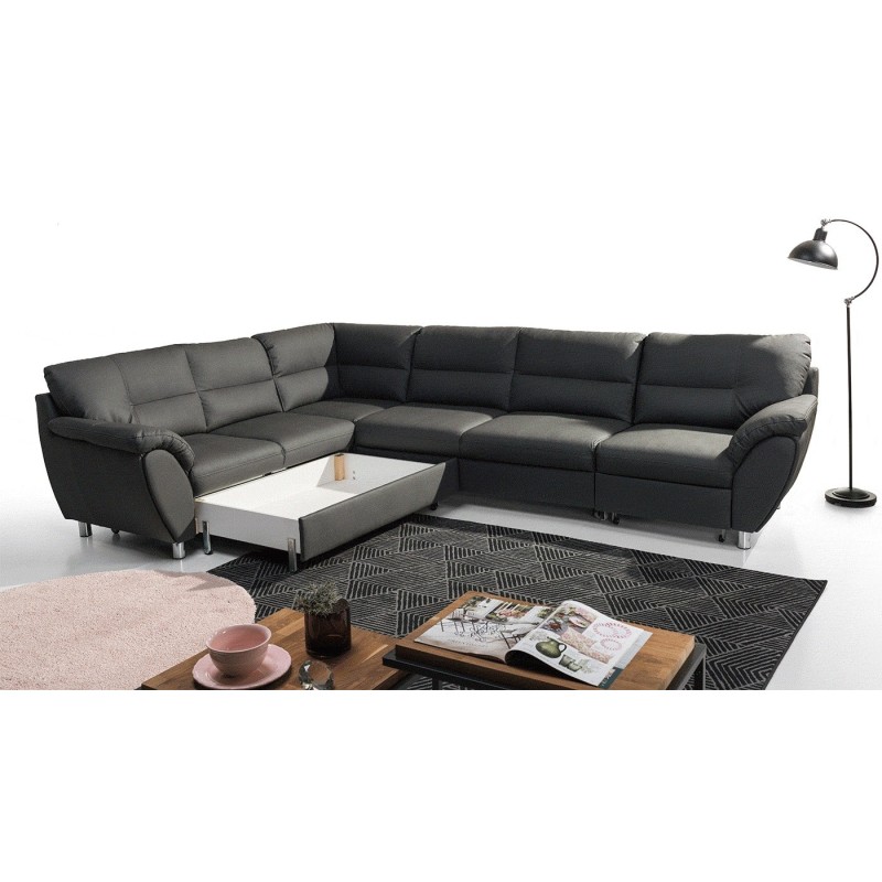 narożnik z pojemnikiem w formie szuflady 