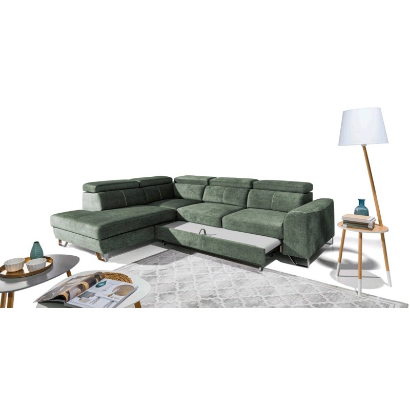 narożnik z wysuwaną funkcją spania