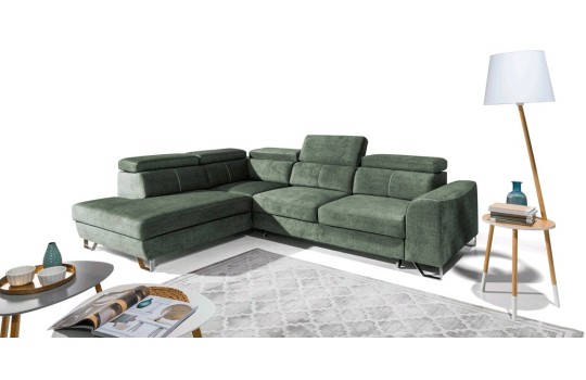 narożnik z regulowanymi zagłówkami 