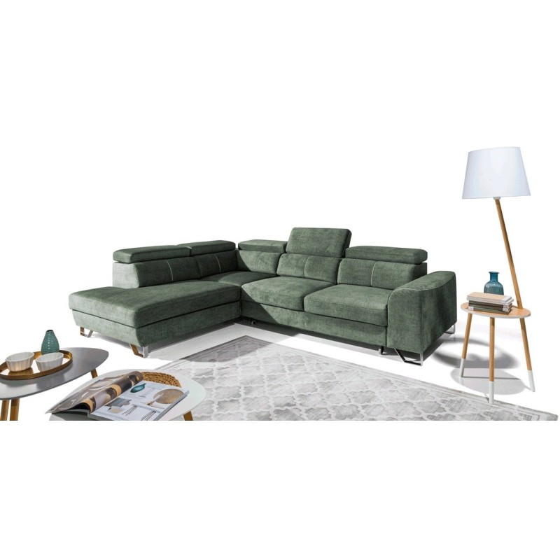 narożnik z regulowanymi zagłówkami 