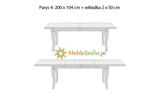 Stół stylizowany Parys 
