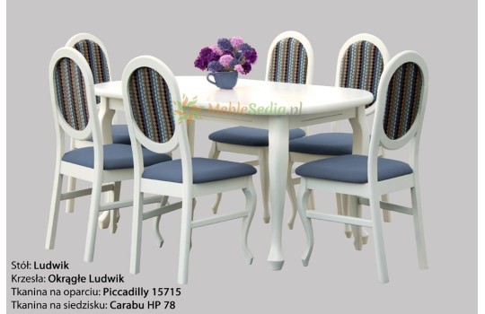 Stół i krzesła w stylu ludwikowskim 