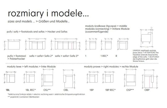 meble modułowe Lungo 