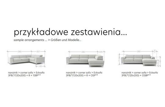 modułowe narożniki Aragon 