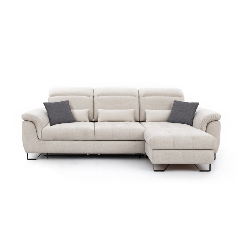 kremowy narożnik do salonu 