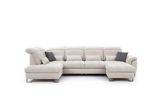 narożnik w kremowym kolorze 