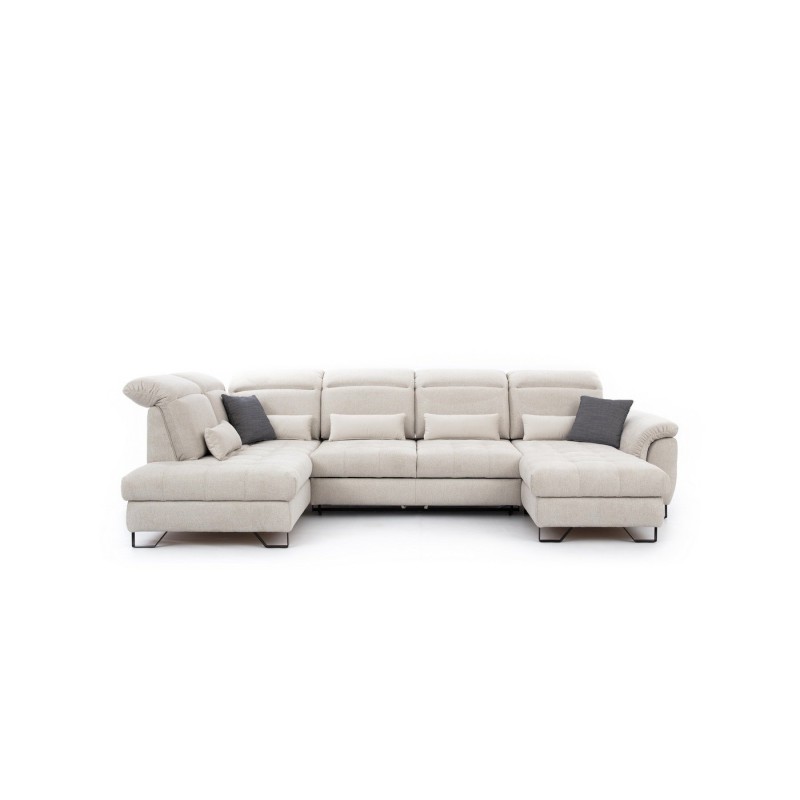 narożnik w kremowym kolorze 