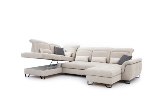 narożnik z podnoszonym pojemnikiem 