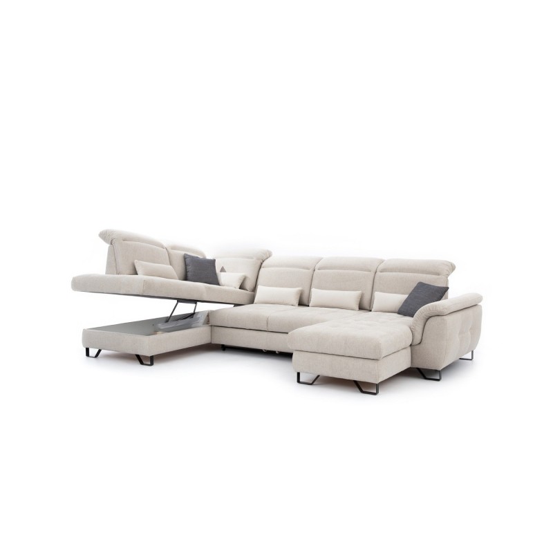 narożnik z podnoszonym pojemnikiem 