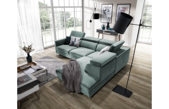 narożnik na wysokich nogach Portland 