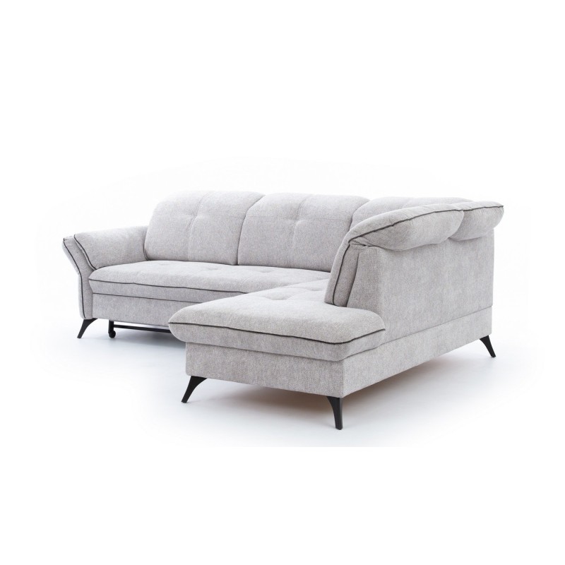 sofa z czarnymi dodatkani Preston 
