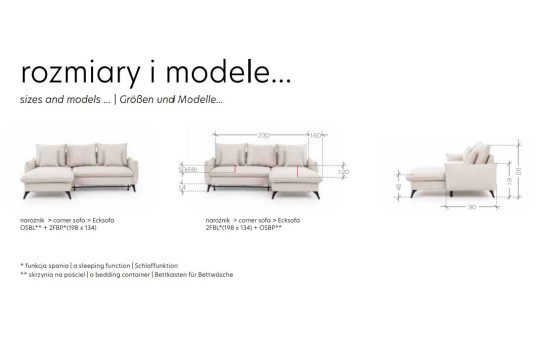 nowoczesne narożniki do salonu 