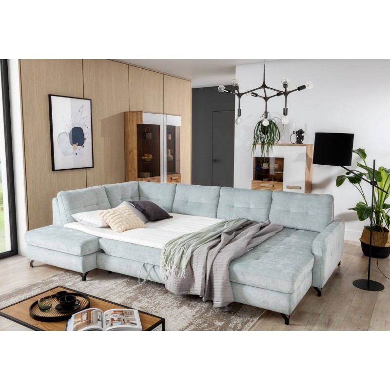 duża sofa rozkładana do salonu London 