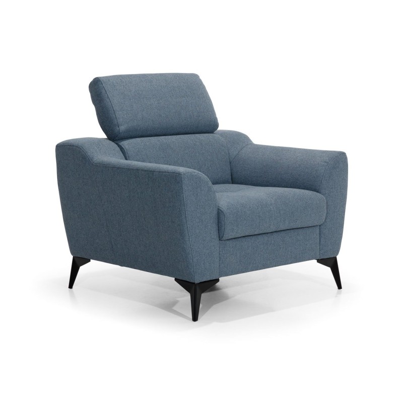 Niebieski fotel Madera 